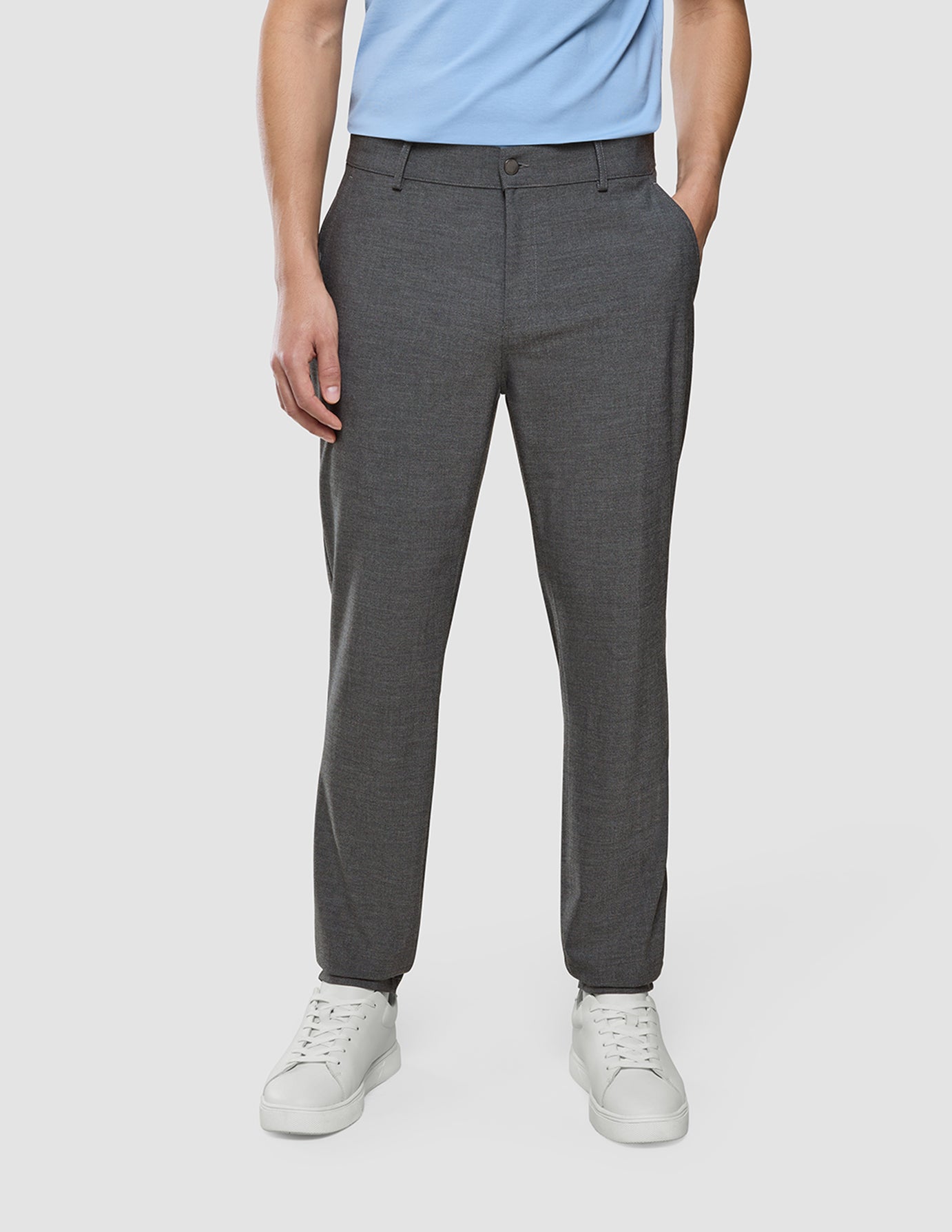 Ease Pants Slim Dark Grey
